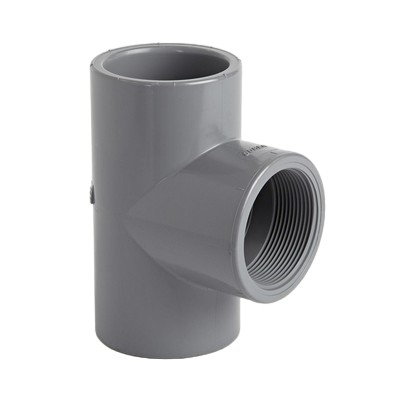 Picture of 2" ABS Tee plain/threaded/plain