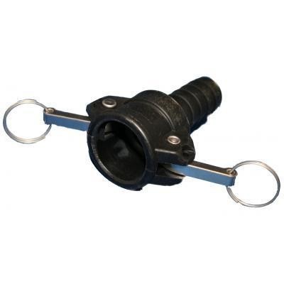 Picture of ¾" Part C Camlock polypropylene coupler - female coupler/hosetail