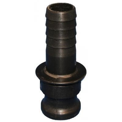 Picture of 1½" Part E Camlock polypropylene coupler - male coupler/hosetail