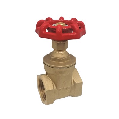 Picture of 2½" BSPF PN20 Brass Gate Valve with cast handwheel.