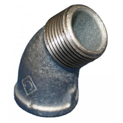 Picture of 2" Fig 156 galv iron 45° male / female Bend to BS143/BS1256