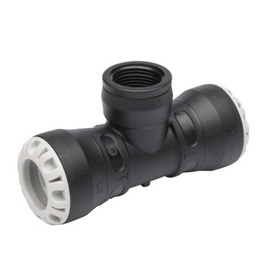 Picture of PlassOne 1014 Female Tee 32mm x 1" x 32mm BSP thread