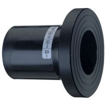 Picture of DN25 x 32mm Plasson EF Long Spigot Stub Flange Adaptor - SDR11 PE100 black