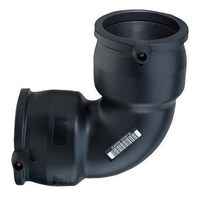 Picture of 200m Plasson EF 90° Elbow - PE100 black