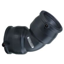 Picture of 125mm Plasson EF 45° Elbow - PE100 black