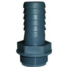 Picture of Poly Hosetail 1" male BSP thread to 1" hosetail - 6 Bar rated.