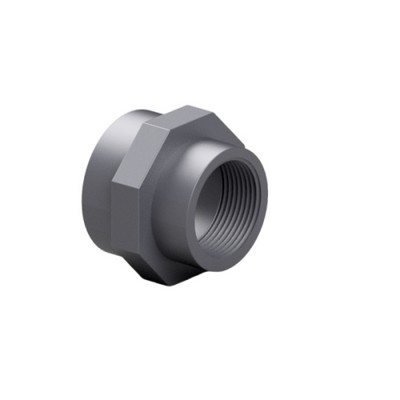 Picture of ¾" x ½" PVC Reducing Socket threaded/threaded female BSP