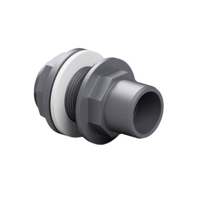 Picture of ¾" PVC tank connector plain/ threaded male BSP