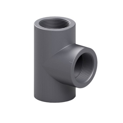 Picture of 1½" PVC tee threaded/threaded/threaded