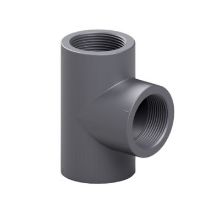 Picture of 1" PVC tee threaded/threaded/threaded