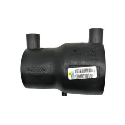 Picture of 63mm x 32mm Radius EF reducing coupler - PE100 black 4mm x 40volt