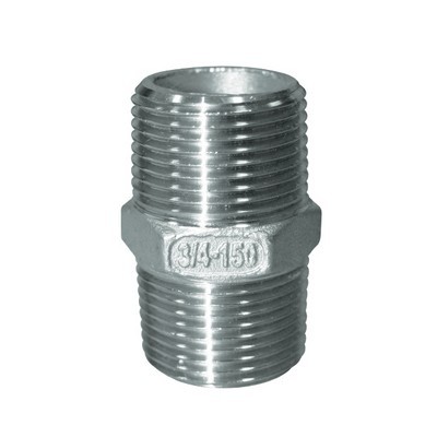 Picture of 3" BSP 150lb 316 Stainless Steel Hex Nipple (Taper)