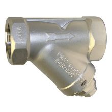 Picture of 1" BSPP In-line CF8M Stainless Steel Y-Strainer with a 1mm stainless steel mesh