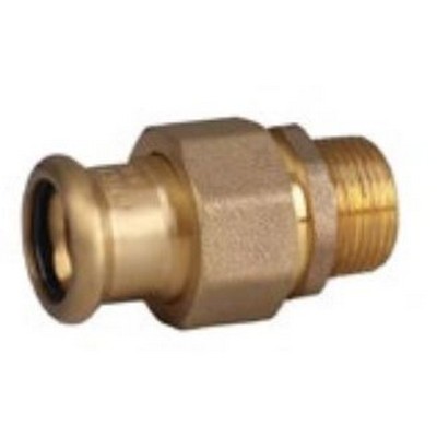 Picture of 28mm x 1" Copper M Profile Pressfit Male BSPT Union Adaptor. EPDM seal. WRAS