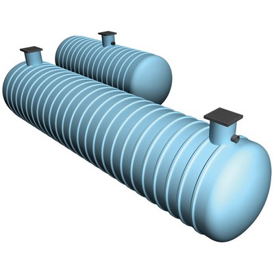 Picture of GRP 60000ltr Cesspool for water storage D:2500 L:12600mm H:3100mm