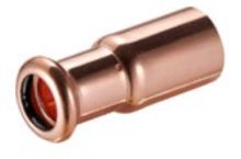 Picture of 108 x 76.1mm Copper M Profile Pressfit Spigot/Socket Reducer. EPDM seal. WRAS