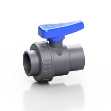 Picture of ½" PVC Single Union Ball Valve c/w EDPM seals plain/plain